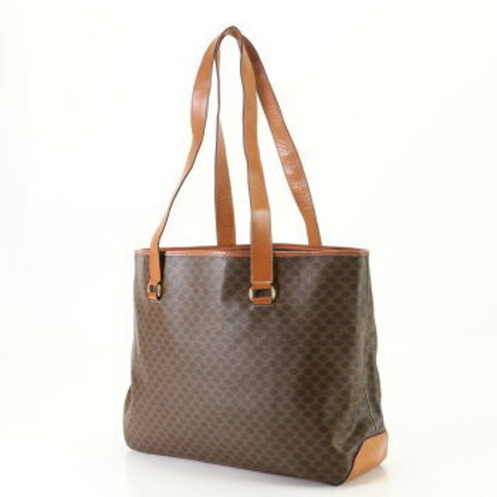 Celine Macadam Leather Tote Bag Shoulder Handbag - Picture 2 of 14